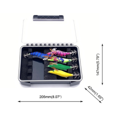 BTI-09A-G056 Waterproof compartments fly box