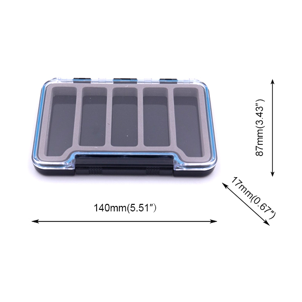 BTI-09A-G045F Super slim fly form compartments box