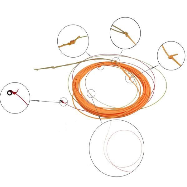 Tenkara polyline with indicator tippet