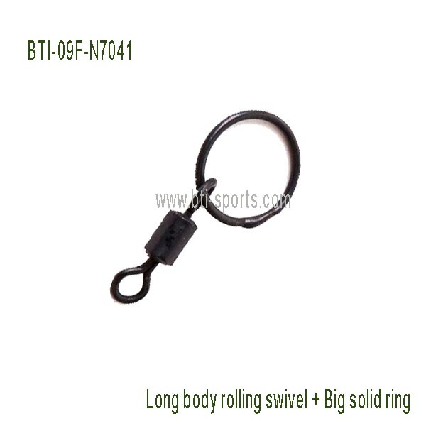 BTI-09F-N7041 Long body rolling swivel+big solid ring