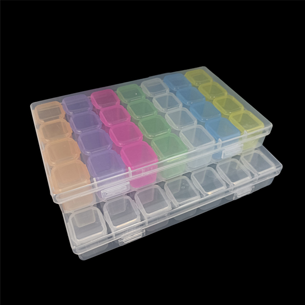28-compartment Storage Box With Separate Lid Box