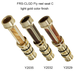 BTI-FRS-C Fly reel seat C light gold color finish