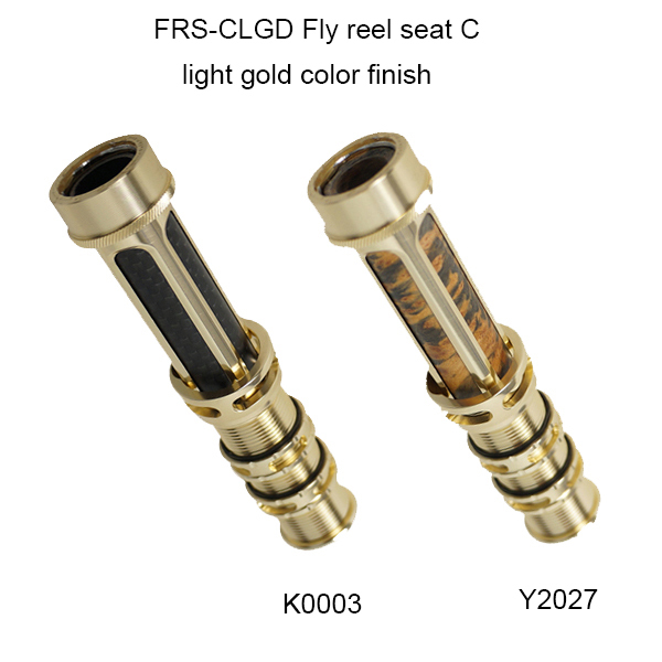 BTI-FRS-C Fly reel seat C light gold color finish