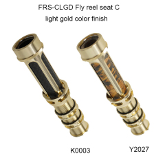 BTI-FRS-C Fly reel seat C light gold color finish