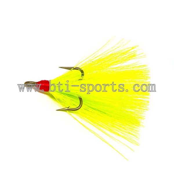 Deer hair dressed treble hook