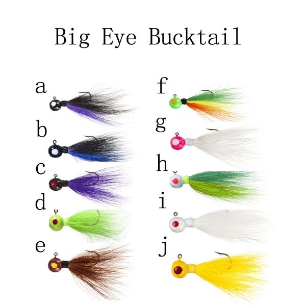 Big-eye head bucktail Jig