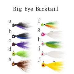 Big-eye head bucktail Jig
