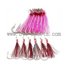 Mylar/Tinsel dressed hook, Trailer hook chaser