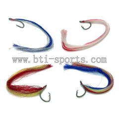 Mylar/Tinsel dressed hook, Trailer hook chaser