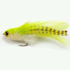 Feather dressed hook, saltwater fly