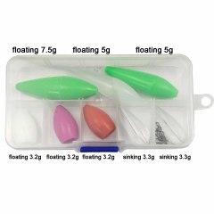 107pc Fishing Floating Water Booster for spinner flies