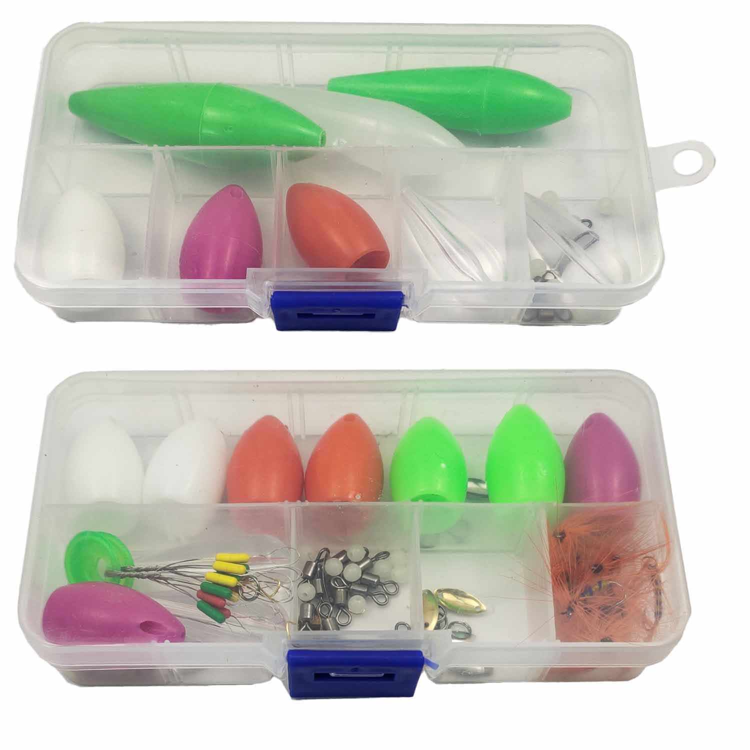 107pc Fishing Floating Water Booster for spinner flies