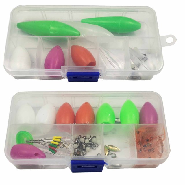 107pc Fishing Floating Water Booster for spinner flies