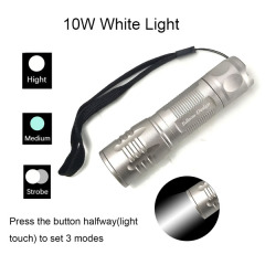 BTI-33A-3005 10W Super Bright Zoomble UV Light & 10W White Light