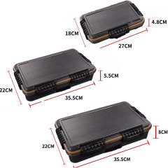 Tackle Box Tackle Trays Tea-Colored Transparent Fishing Tackle Storage