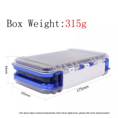 Double-Sided Waterproof Multifunctional Fishing Lure Box