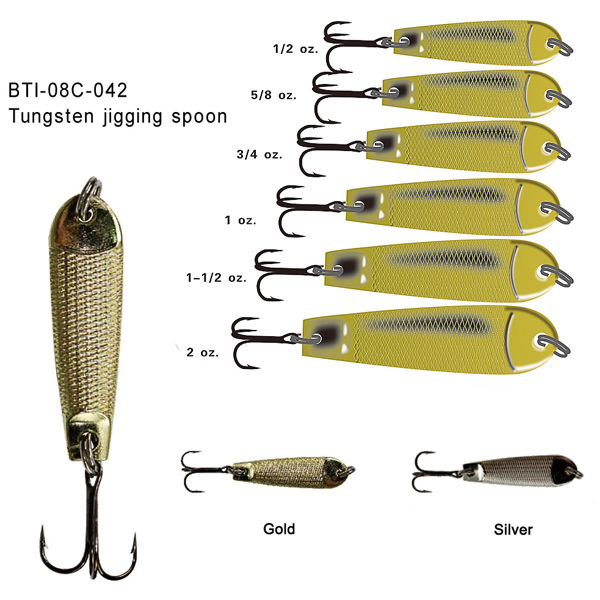 BTI-08C-042: Tungsten Jigging Spoon
