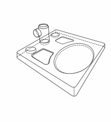 Customize alum fly tying vise base