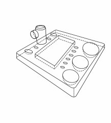 Customize alum fly tying vise base