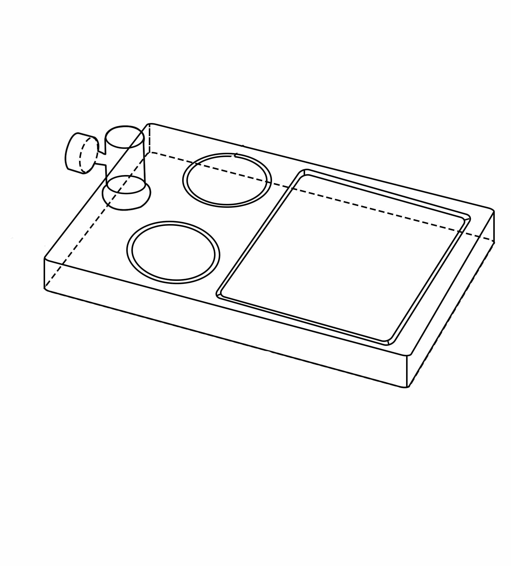 Customize alum fly tying vise base