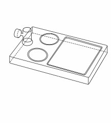 Customize alum fly tying vise base