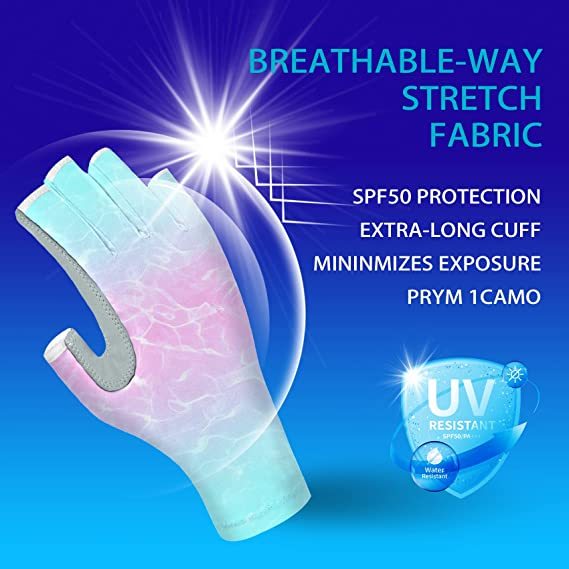 BTI-11B-2167 UPF 50+ Fishing Gloves