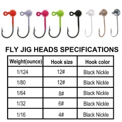 BTI-08B-421 Fly jig heads