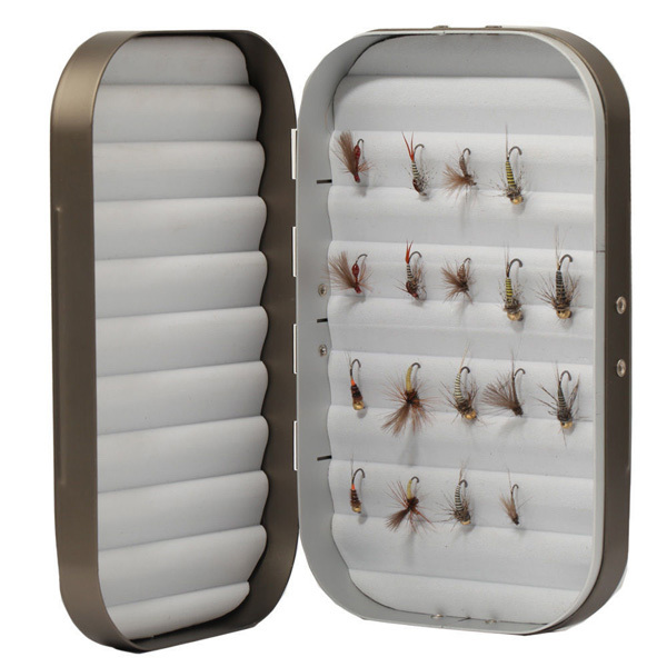 Riverruns 18 Competition Flies Trout UV Flies Nymph Flies With Aluminum Fly Box