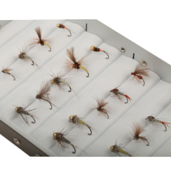 Riverruns 18 Competition Flies Trout UV Flies Nymph Flies With Aluminum Fly Box