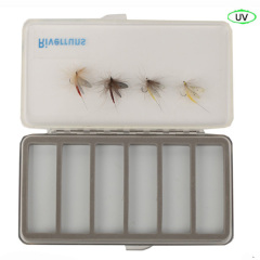 Riverruns Realistic Flies Mayfly Dry Flies Trout UV flies 4 Color With Fly Box