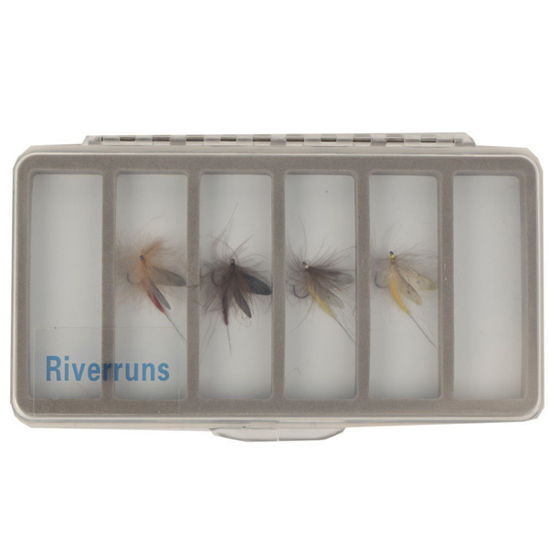 Riverruns Realistic Flies Mayfly Dry Flies Trout UV flies 4 Color With Fly Box