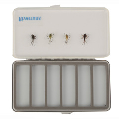 Riverruns Realistic Flies Mayfly Nymph Flies Trout Flies 4 Colors With Fly Box