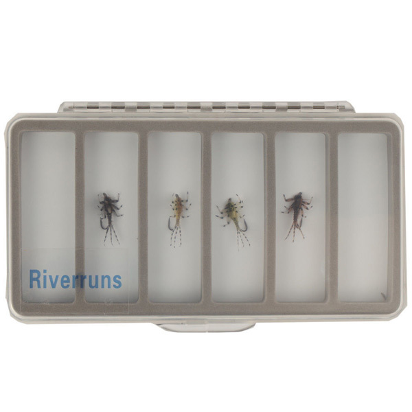 Riverruns Realistic Flies Mayfly Nymph Flies Trout Flies 4 Colors With Fly Box