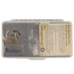 Riverruns Realistic Flies Mayfly Dry Flies UV Flies Part Combo With A Fly Box