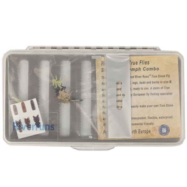 Riverruns Realistic Flies Stonefly Nymph Flies Trout Part Combo With A Fly Box