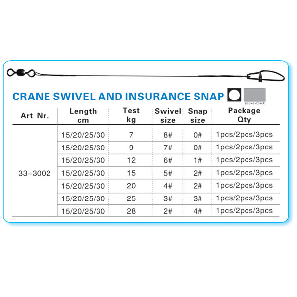 BTI-33-3002/3003 Titanium single strand leaders