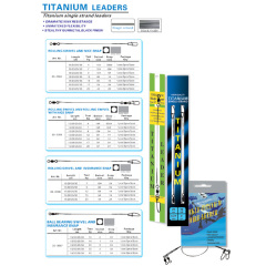 BTI-33-3004/3005/3006/3007 Titanium single strand leaders