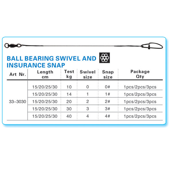 BTI-33-3028/3029/3030 Titanium 1*7 stands leaders