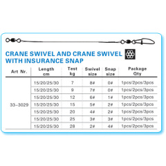 BTI-33-3028/3029/3030 Titanium 1*7 stands leaders