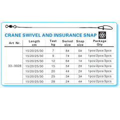 BTI-33-3028/3029/3030 Titanium 1*7 stands leaders
