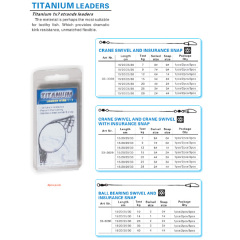 BTI-33-3028/3029/3030 Titanium 1*7 stands leaders
