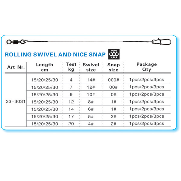 BTI-33-3031/3032/3033 Titanium 1*7 stands leaders