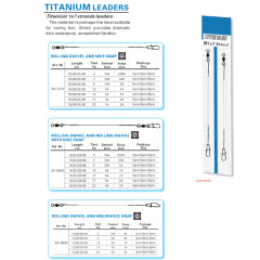 BTI-33-3031/3032/3033 Titanium 1*7 stands leaders