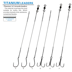 BTI-33-3046/3047/3048/3049/3050/3051 Titanium wire to hook series