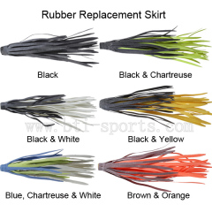 Rubber replacement skirt