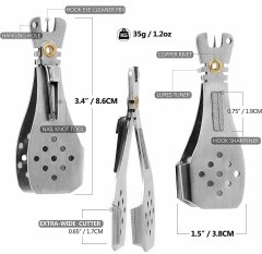 BTI-09E-065 Fishing Fly Fishing Knot Tying Tools Line Nipper