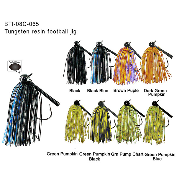 BTI-08C-065 Tungsten Resin Football Jig