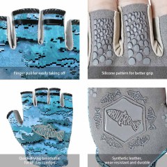 BTI-11B-2168 Short UV fishing gloves