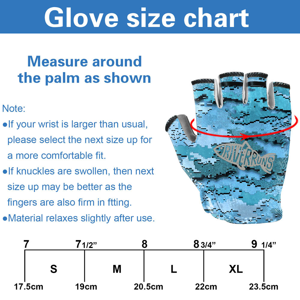 BTI-11B-2168 Short UV fishing gloves