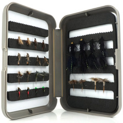 24pc best selling patterns flies with a fly box